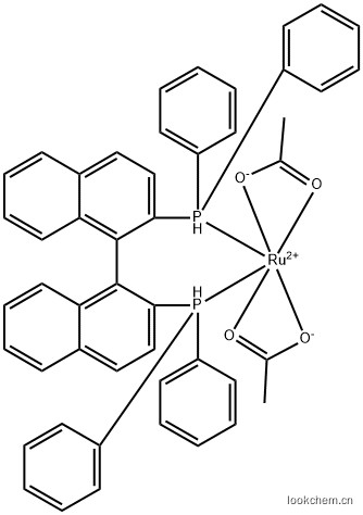 二乙酸根[(S)-(-)-2,2’-二(二苯基膦基)-1,1’-联萘基]钌(II)